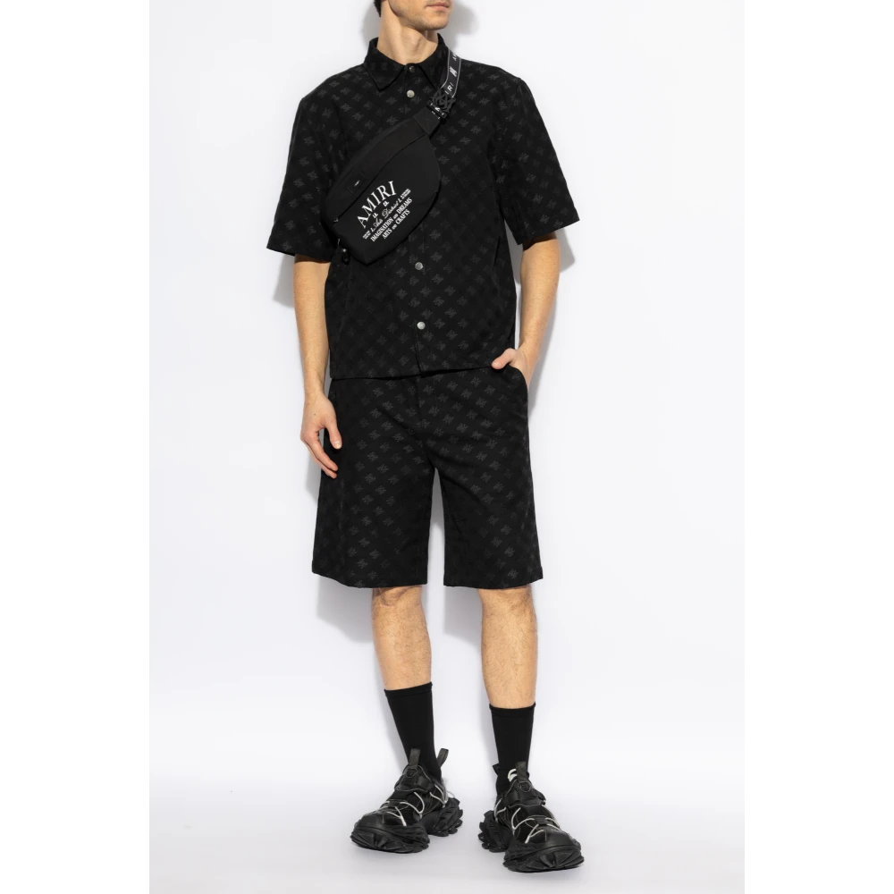 Amiri Monogram Shorts Black Heren