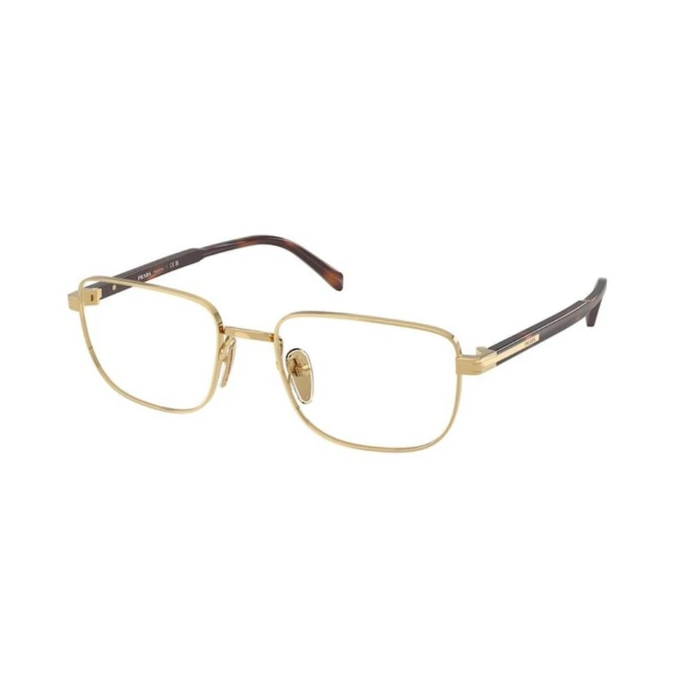 Prada Men's Yellow B51v 5Ak1o1 Optical Frame - Glasses - 55 Mm - Accessories