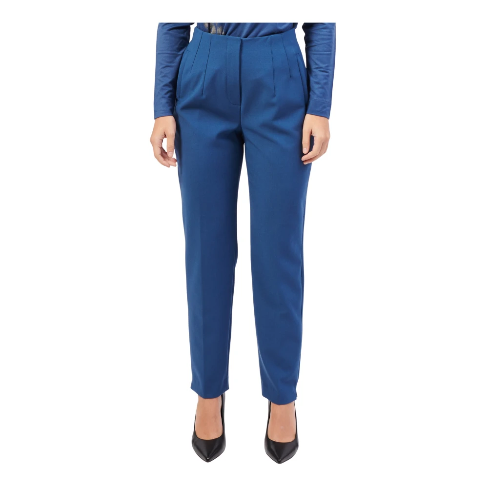 Gerry Weber Blauwe Casual Broek voor Speciale Gelegenheden Blue Dames
