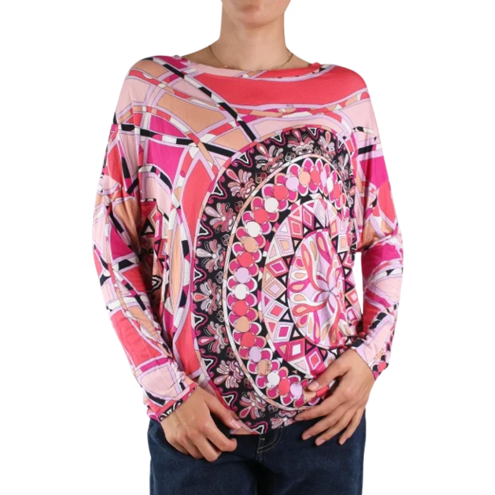 Emilio Pucci Pre-owned Viscose tops Pink Dames