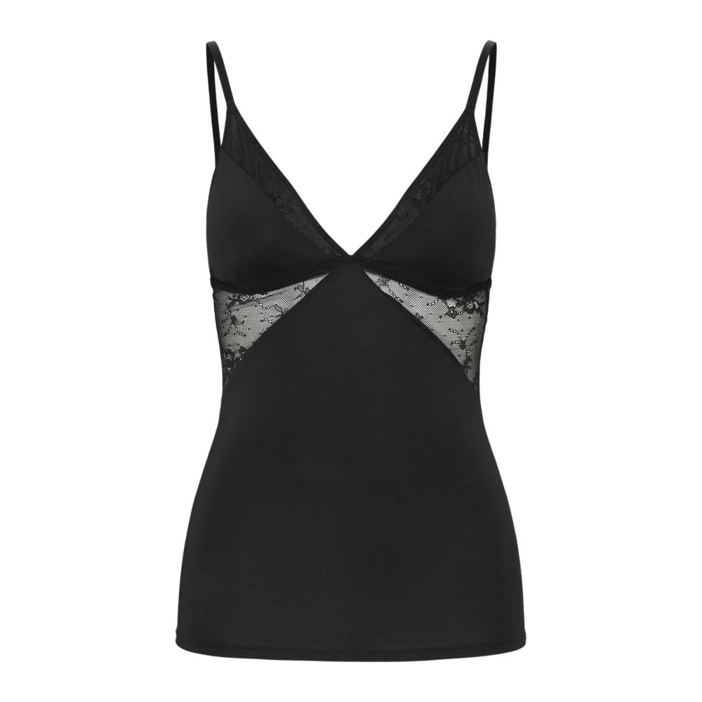 Gestuz Black Sleeveless Top - Female - Sleeveless Tops - Xs - Tops