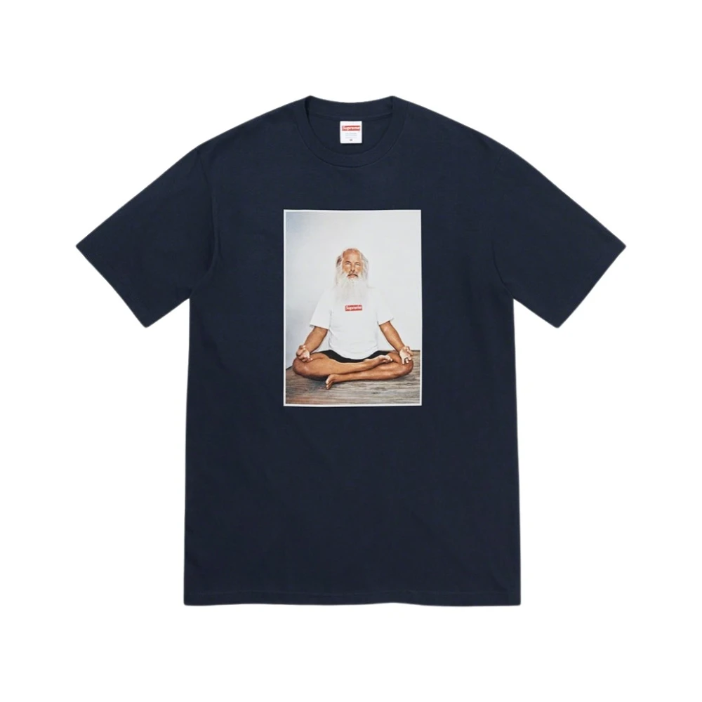 Supreme Beperkte oplage Rick Rubin Tee Navy Blue Heren