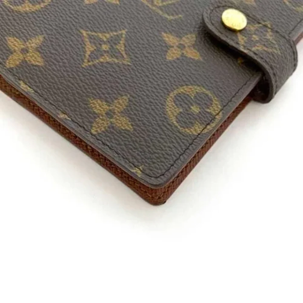 Louis Vuitton Vintage Pre-owned Fabric home-office Brown Dames