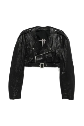 Micro Biker Belted Jacket