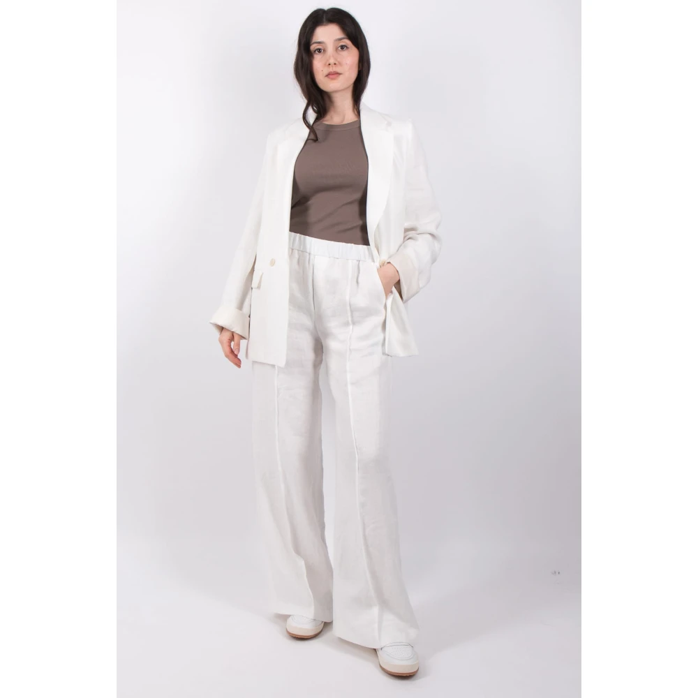 drykorn Linnen Blazer Off White Dames