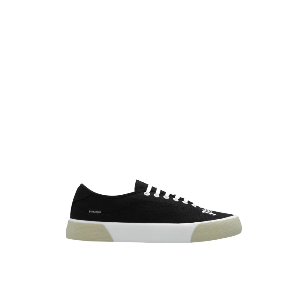 Palm Angels Sneakers met Gedrukt Logo Heren Schoenen Zwart
