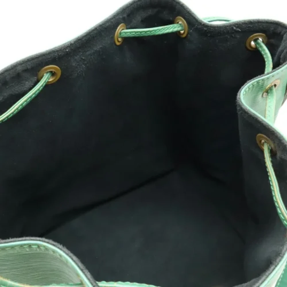 Louis Vuitton Vintage Pre-owned Fabric shoulder-bags Green Dames