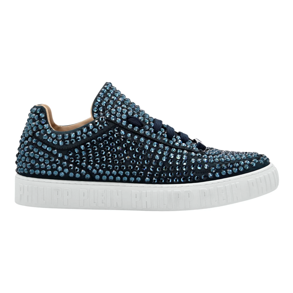 Philipp Plein King Power Lo-Top Sneakers Heren Schoenen Blauw