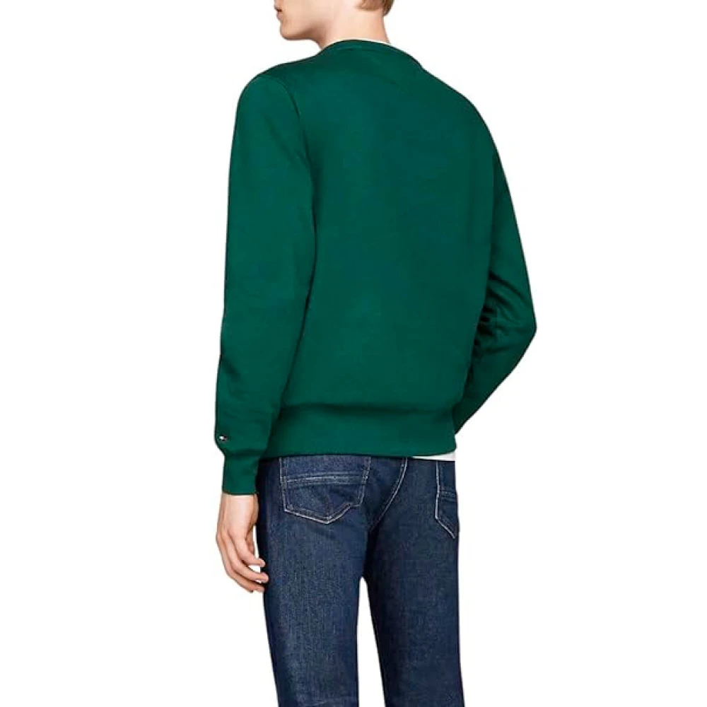 Tommy Hilfiger Groene Trui Hoge Hals Regular Fit Green Heren