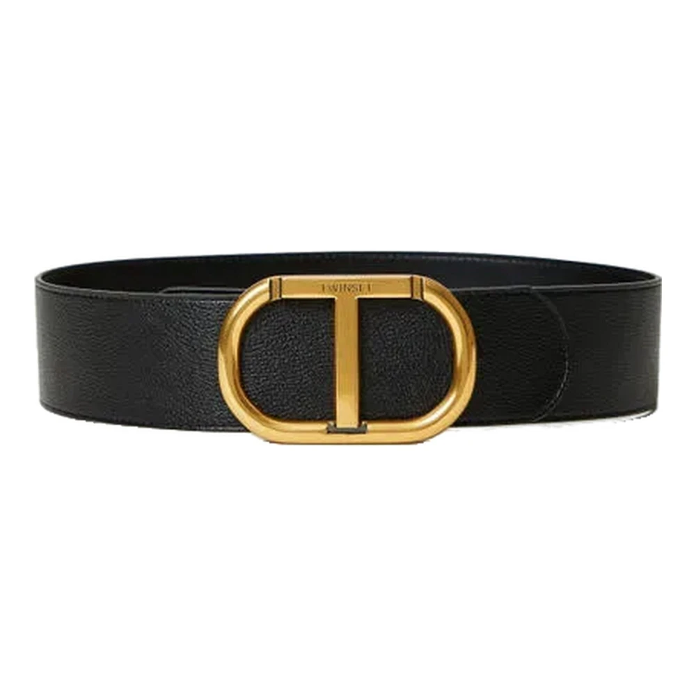 Twinset Stijlvolle Riem met 100% Samenstelling Black Dames
