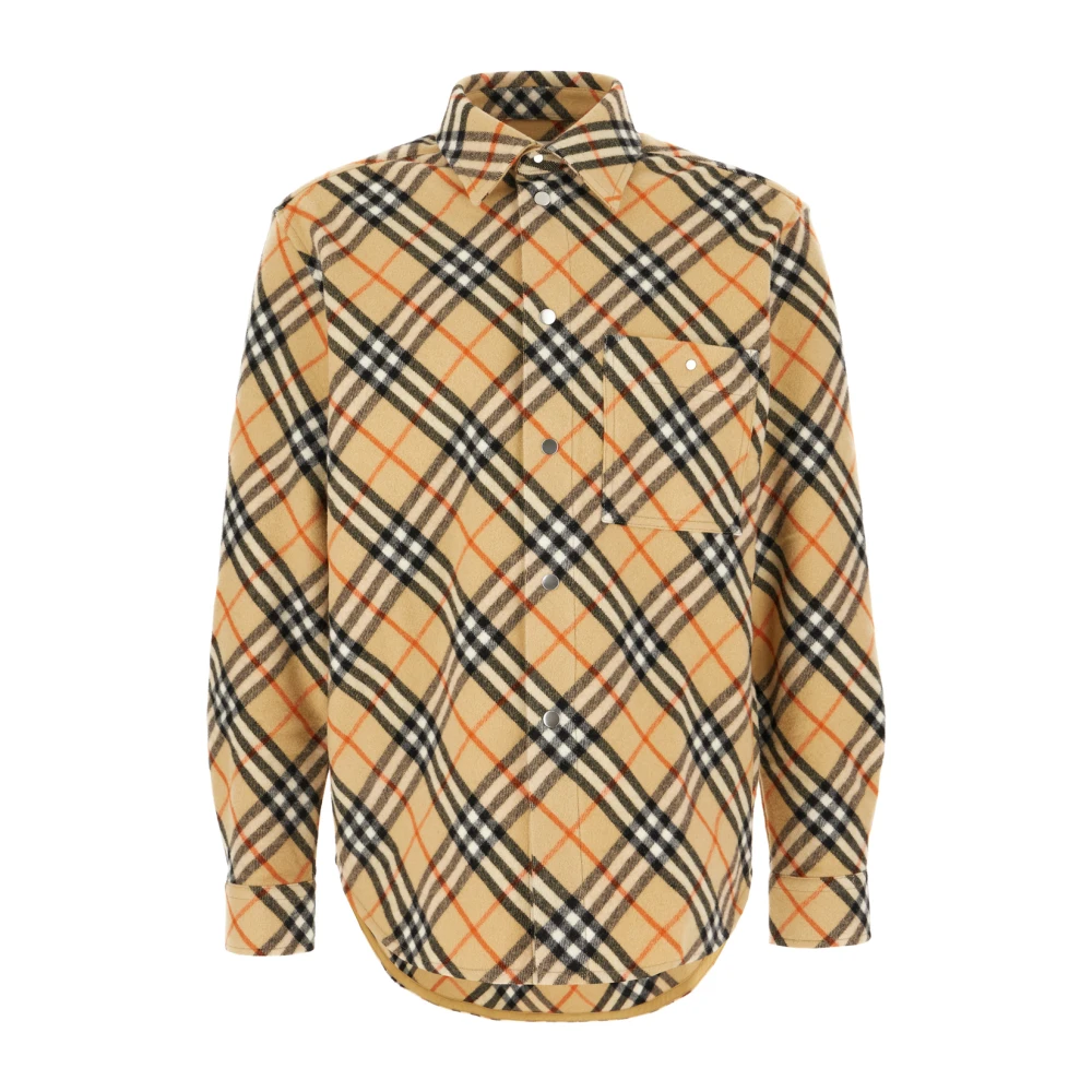 Burberry Beige Stiliga Skjortor Samling