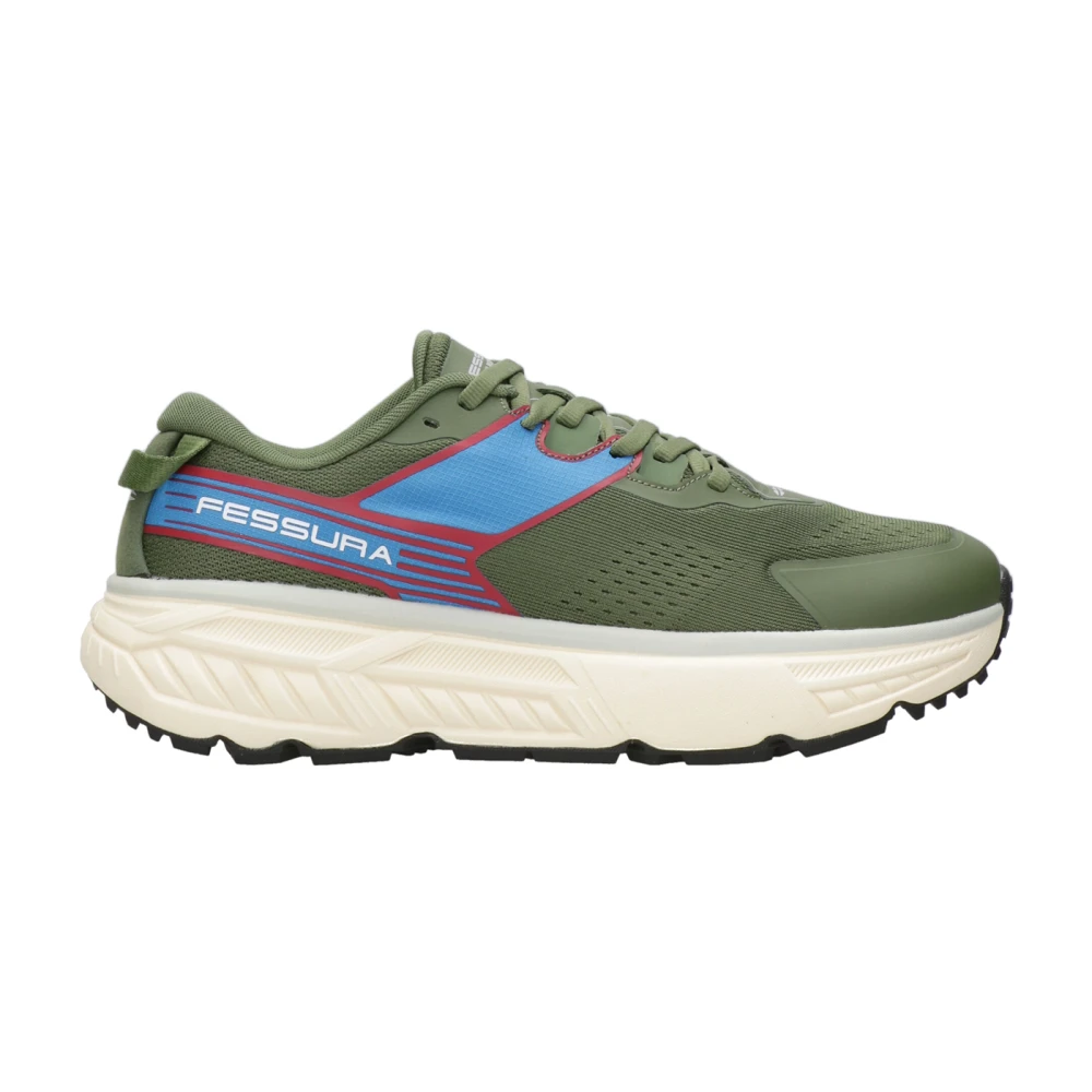 Fessura Groene Sneakers met Slot Technologie Heren Schoenen