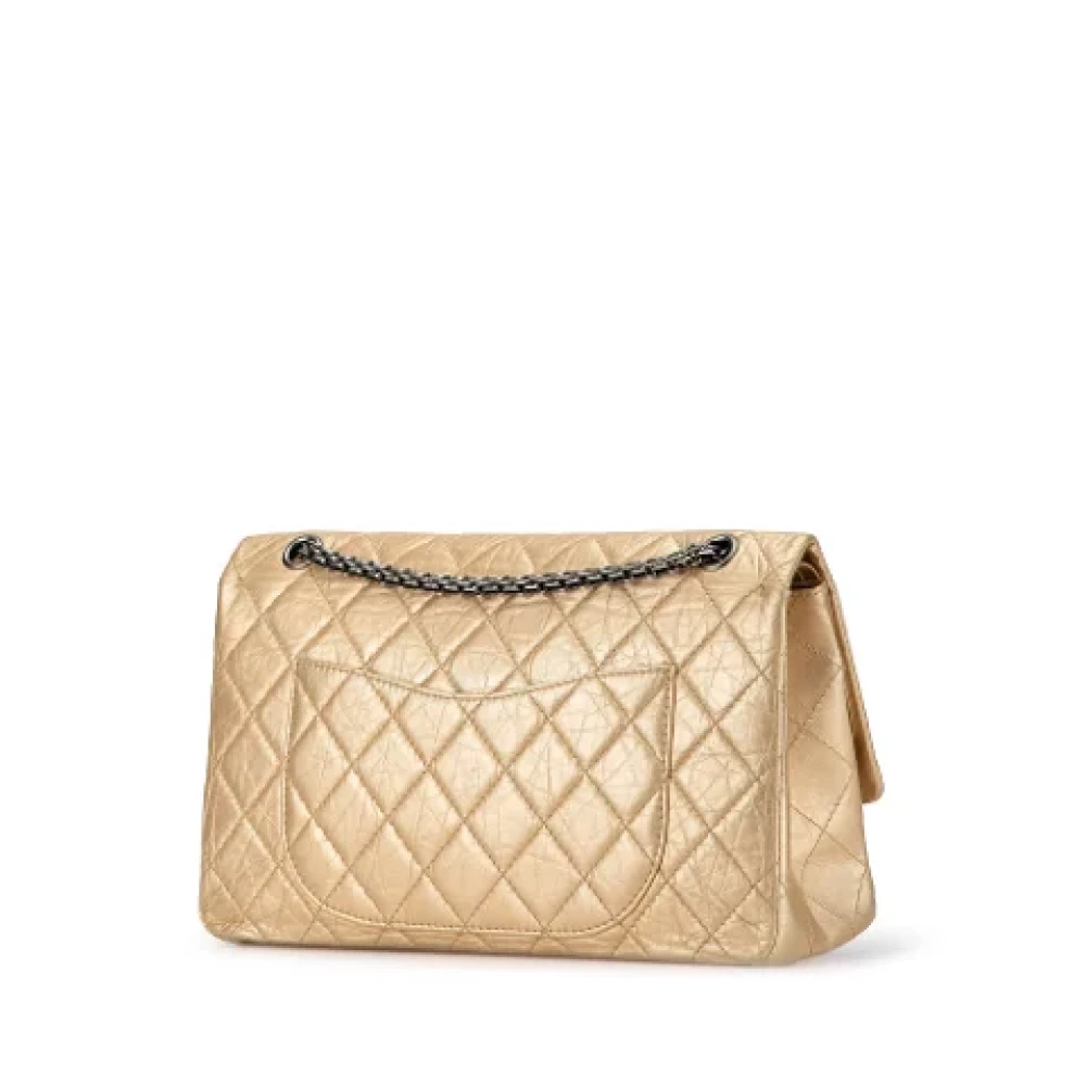 Chanel Vintage Pre-owned Leather chanel-bags Yellow Dames