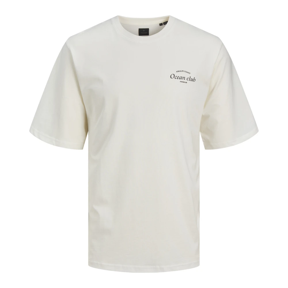 Jack & jones Ocean Club Logo Print T-Shirt White Heren
