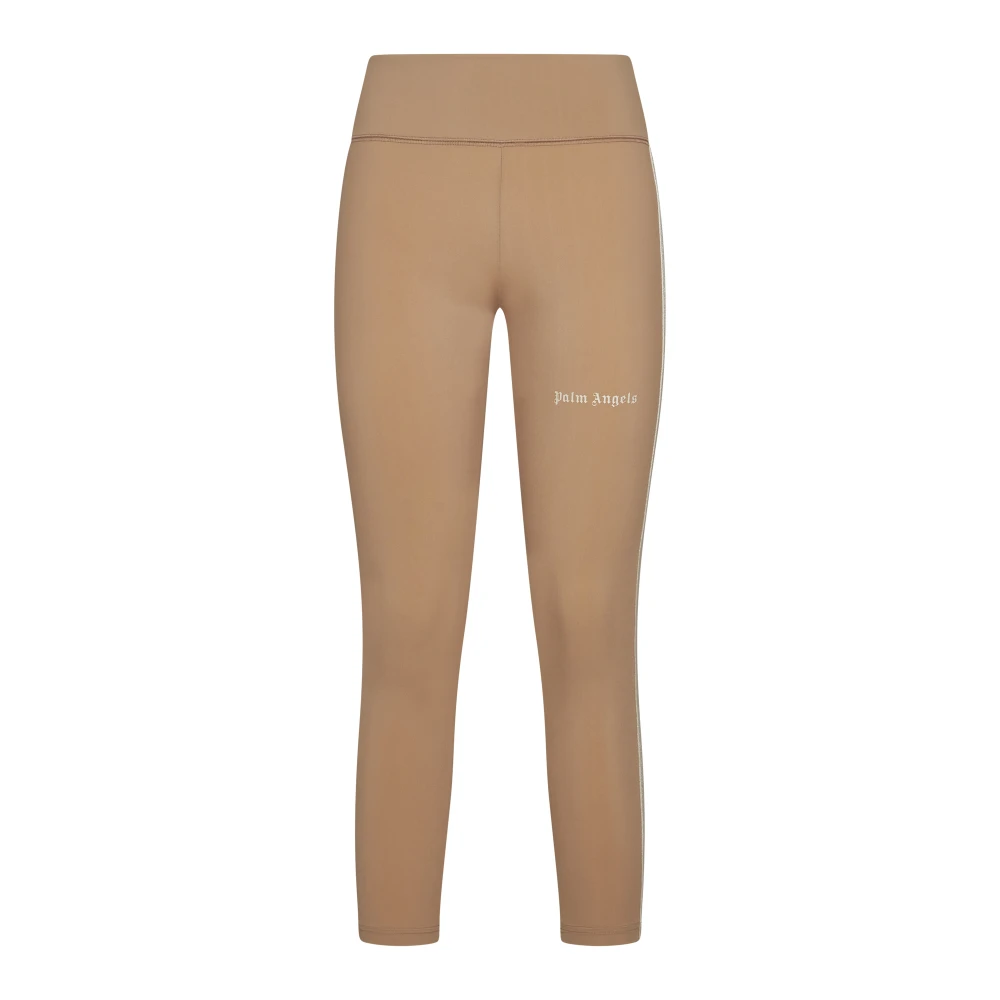 Palm Angels Tränings Track Leggings Brown, Dam