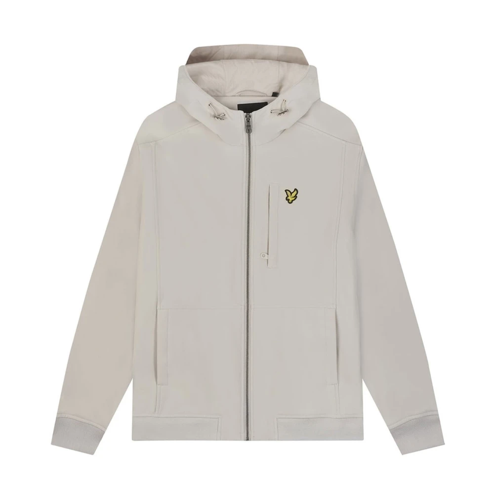 Lyle & Scott Beige Softshell Jas voor Mannen Beige Heren