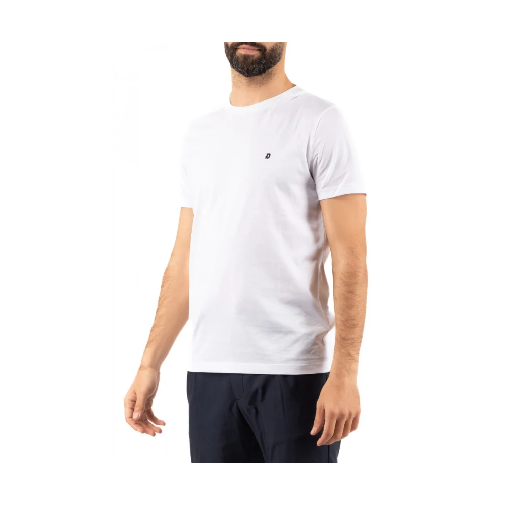 Dondup Hombre Blanco Camisetas, Talla: Xl