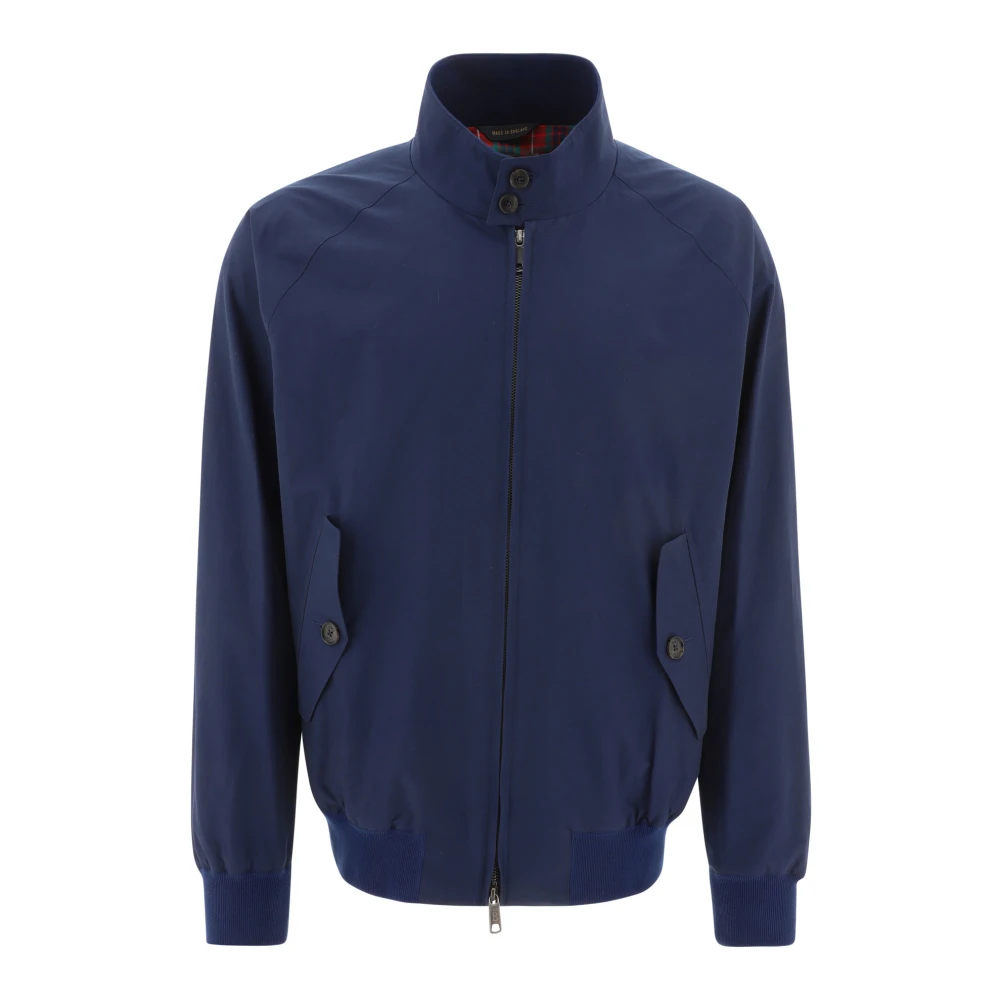 Baracuta Blå Jacka För Män Stilren Och