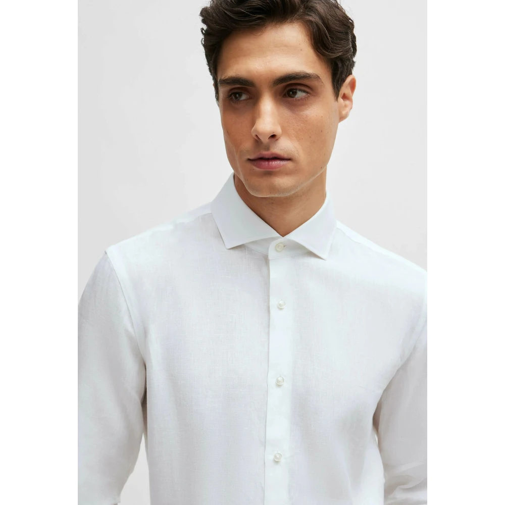 Boss Casual Shirts White Heren