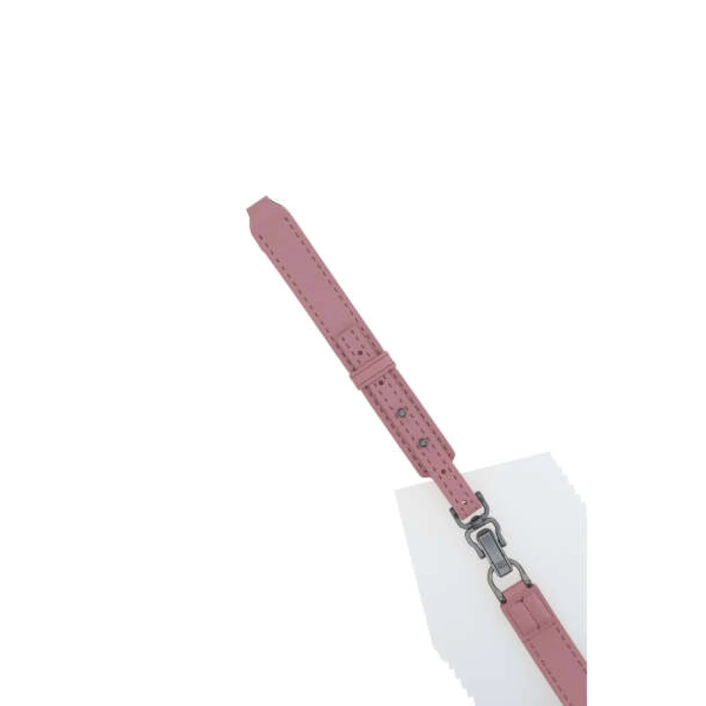 Max Mara Teddy Stoffen Schoudertas in Antiek Roze met Leren Afwerking Pink Dames
