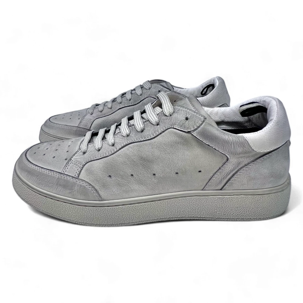 Officine Creative Nubuk Sneakers Heren Schoenen Grijs
