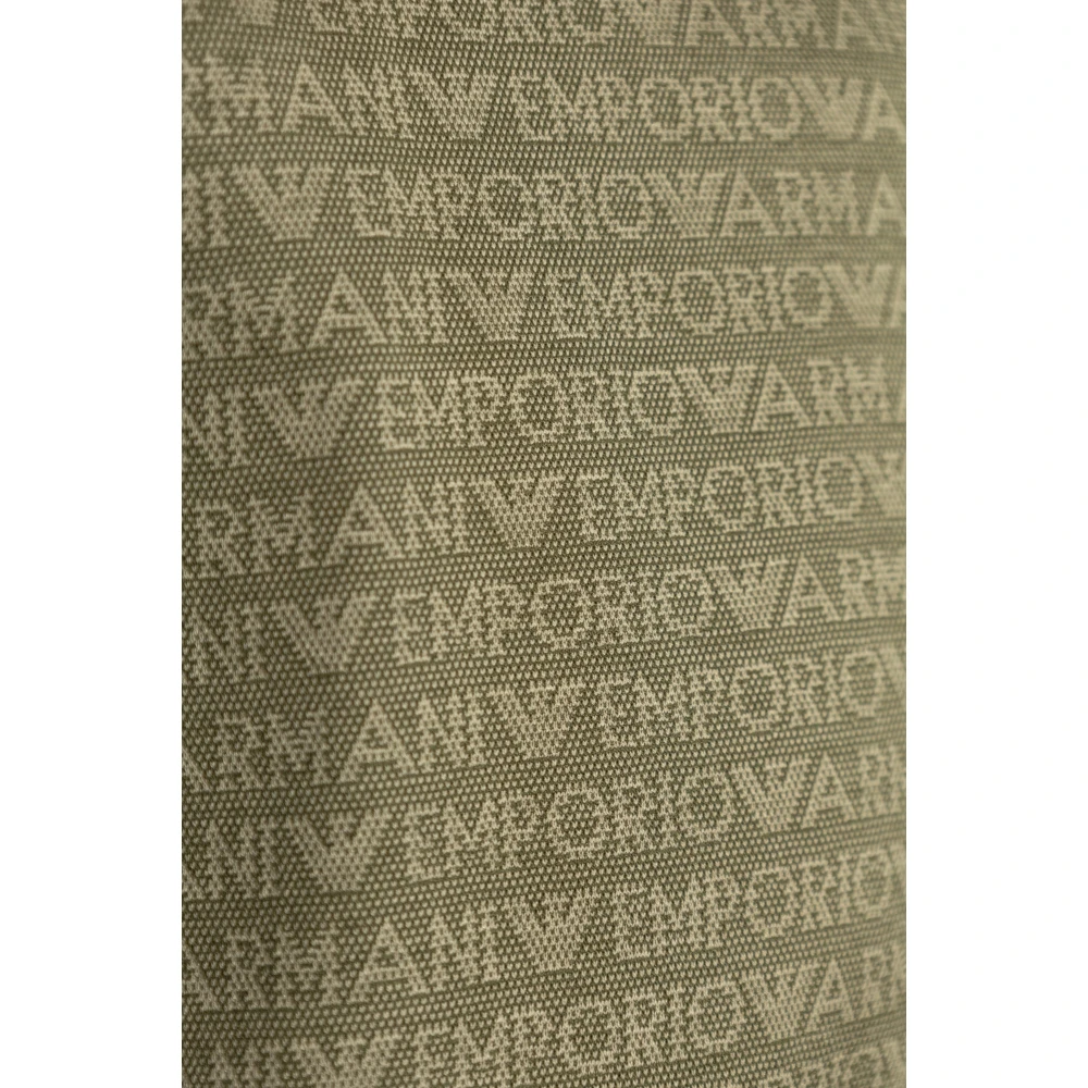 Emporio Armani T-shirt met logo Green Heren