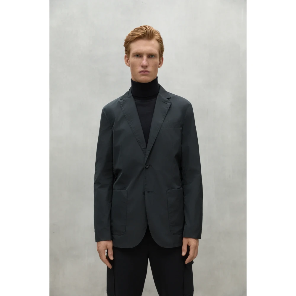 Ecoalf Zwarte Alpen Jas Black Heren
