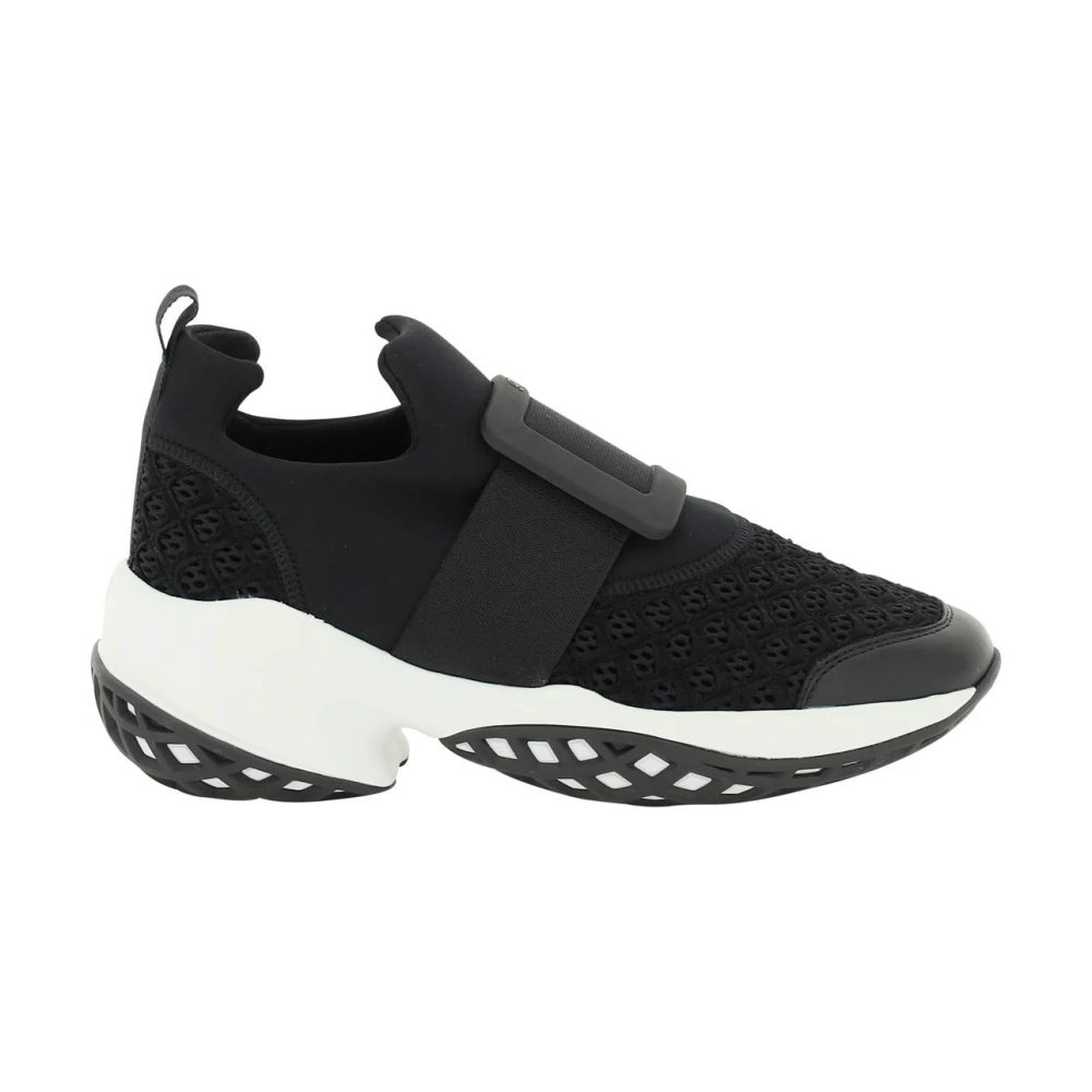 Roger Vivier Scuba en Kant Sneakers Dames Schoenen Zwart