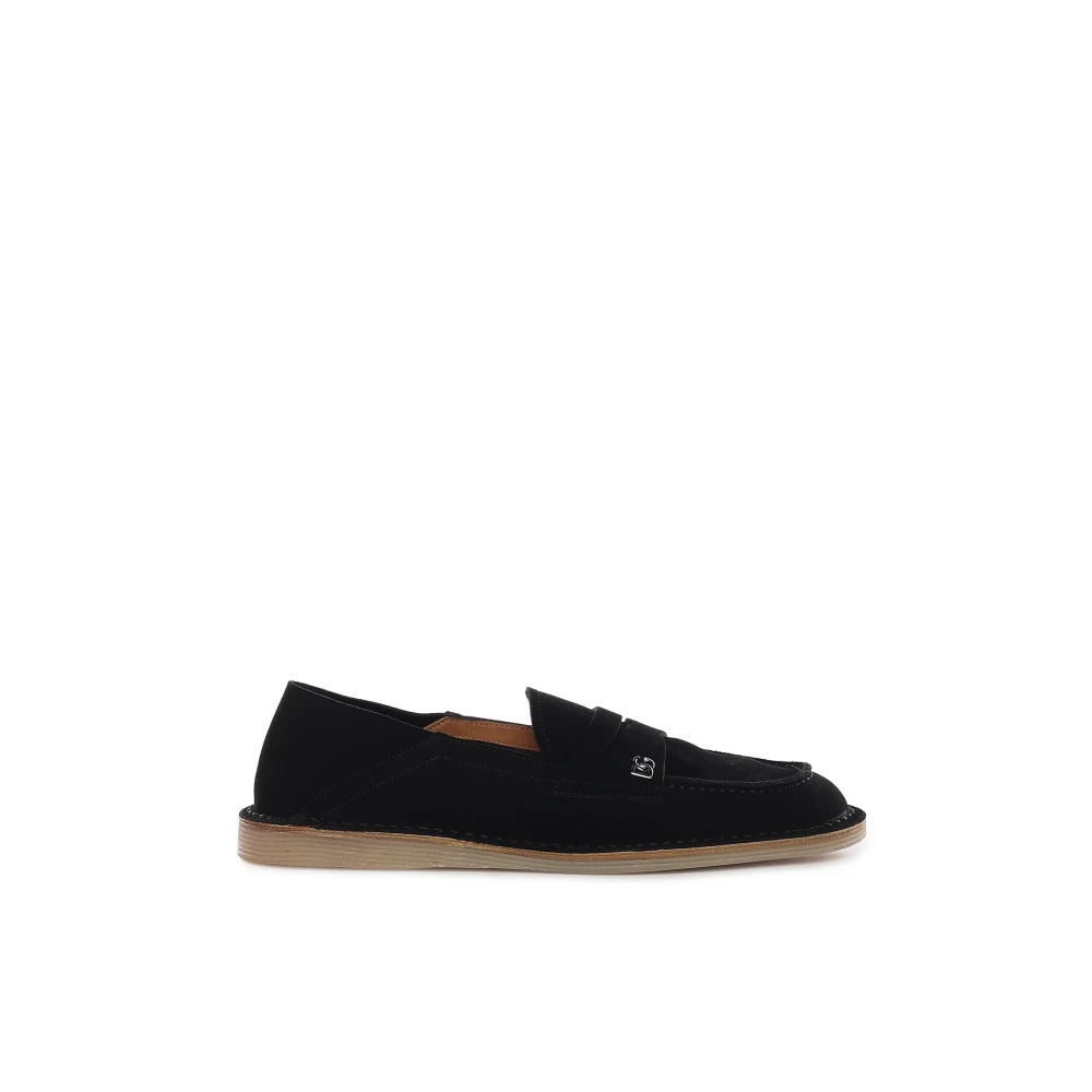Dolce & Gabbana Uomo Nero Loafers