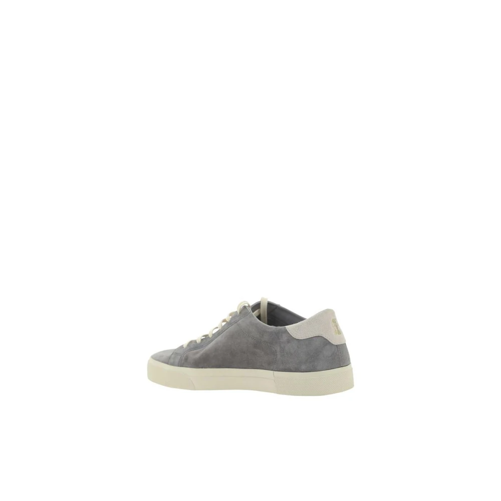 BRUNELLO CUCINELLI Suede Low Top Sneakers Gray Heren