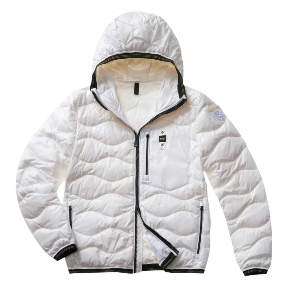 Blauer Lichte Golf Witte Jas White Heren