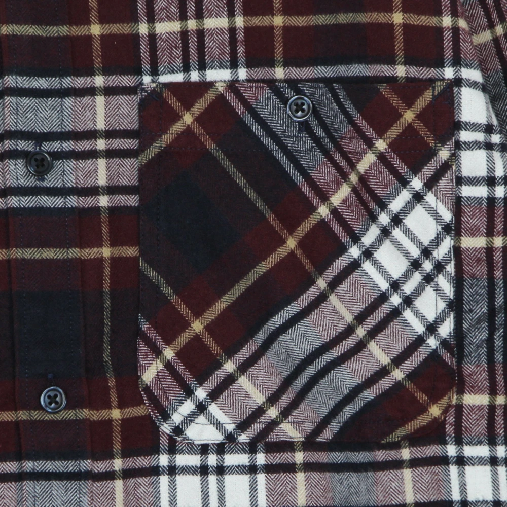 Carhartt WIP Geruite Flanellen Overhemd Lange Mouw Multicolor Heren