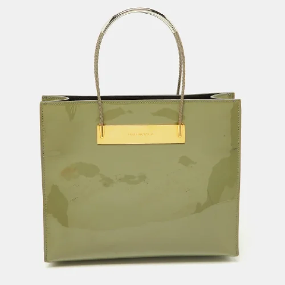 Balenciaga Vintage Pre-owned Leather balenciaga-bags Gray Dames