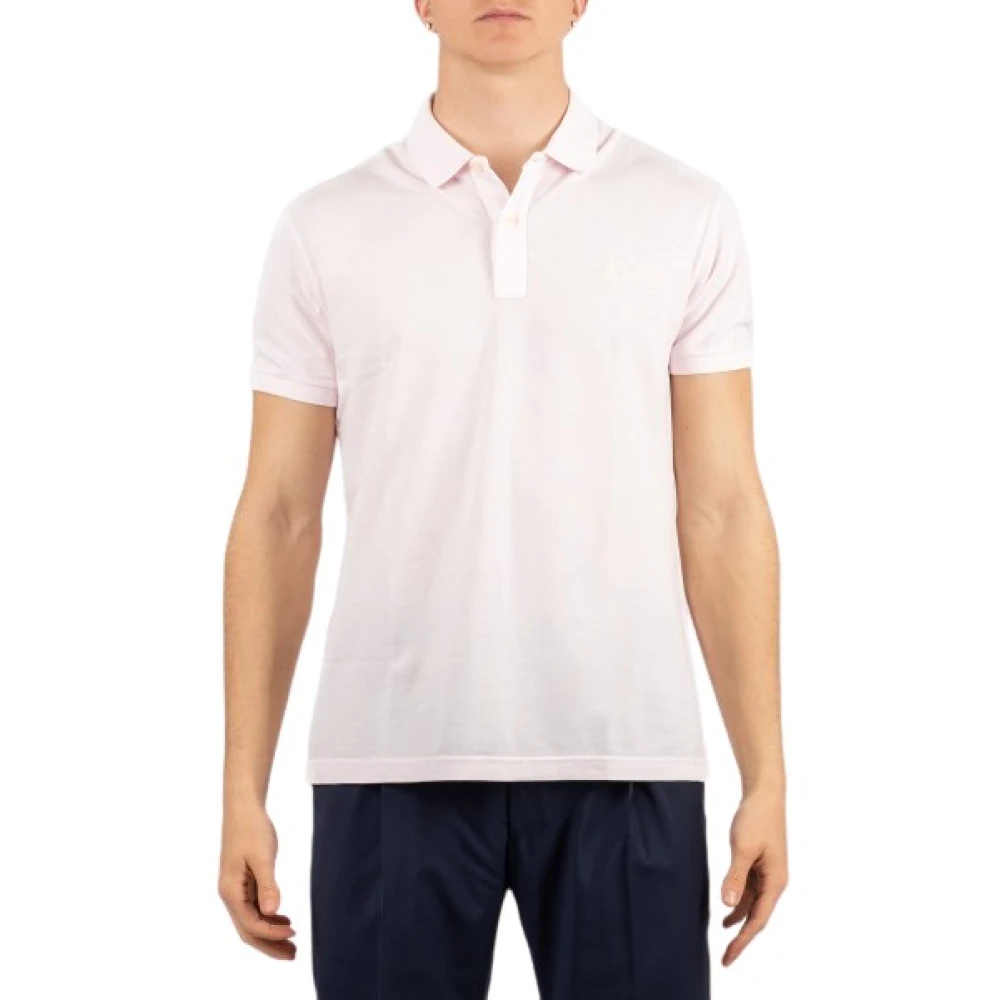 Brooksfield Mannelijk Roze Tops Heren, 3XL, Katoen, Polo Shirt