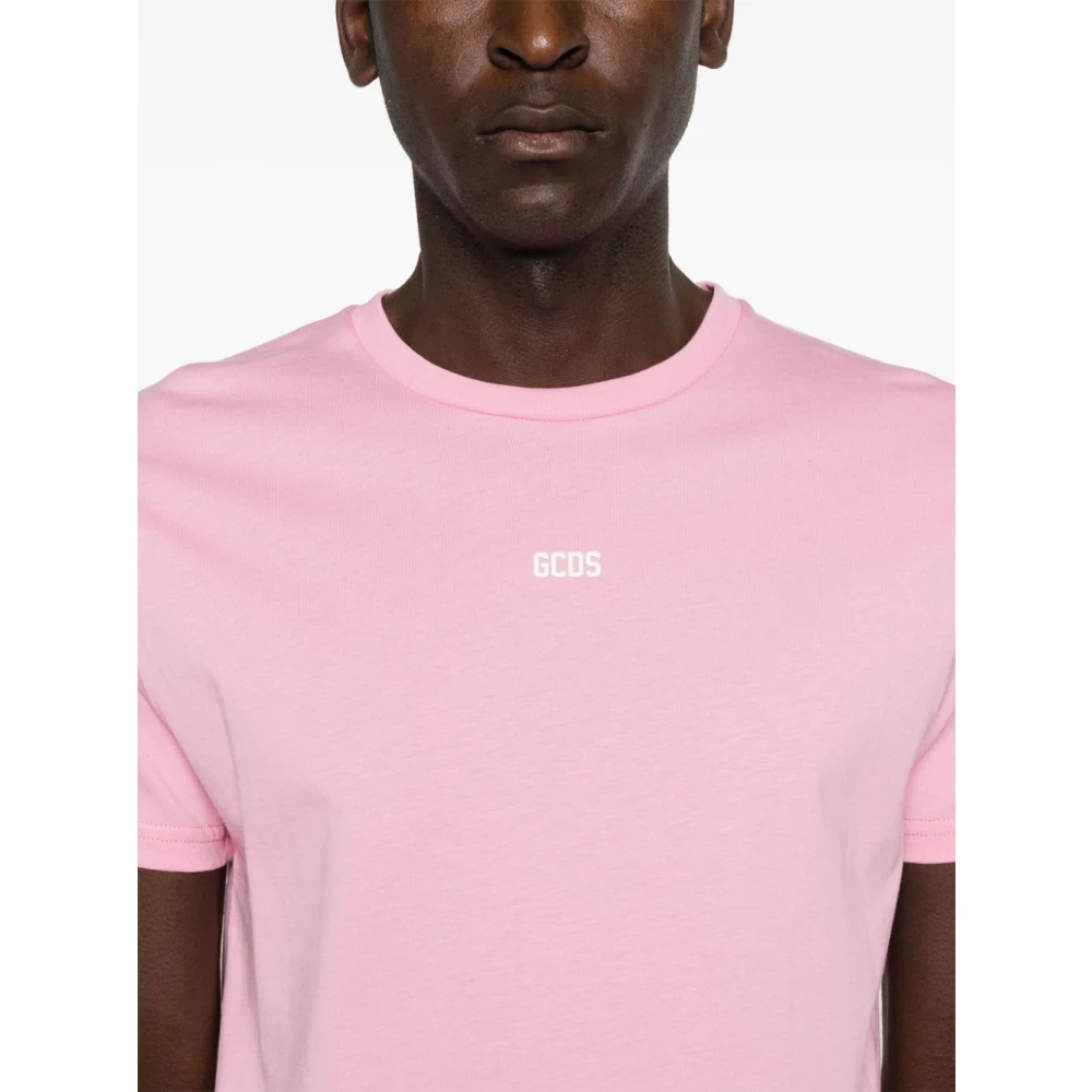 Gcds Roze T-shirts en Polos Pink Heren