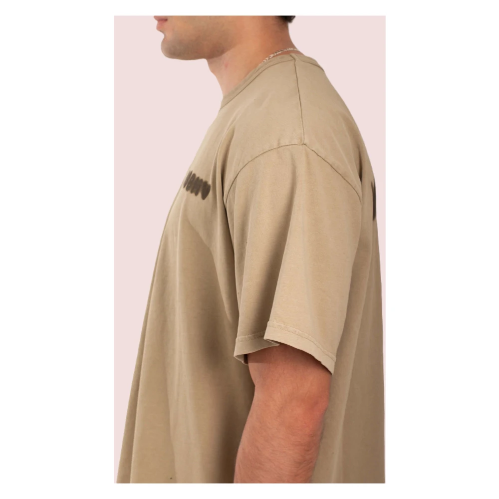 Misbhv Retro Community Tee in Beige Heren