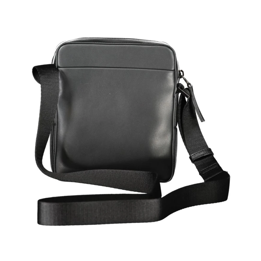 Calvin Klein Zwarte Polyester Schoudertas Black Heren