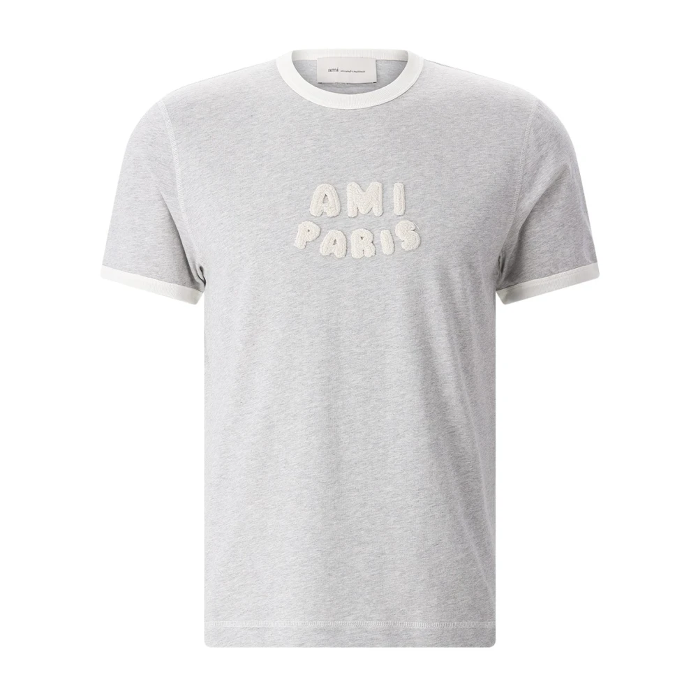 Ami Paris Uomo Grigio Top, M, New,