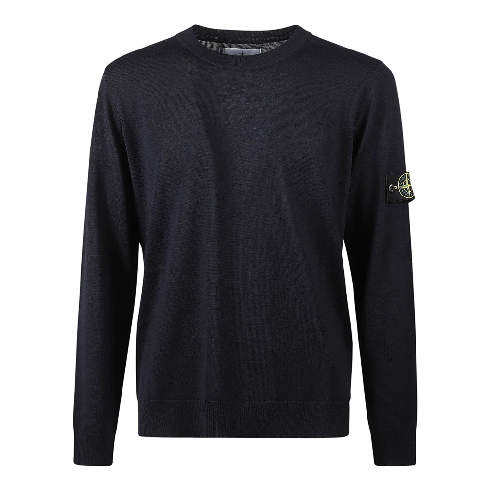 Stone Island Stijlvolle Gebreide Trui voor Mannen Blue Heren