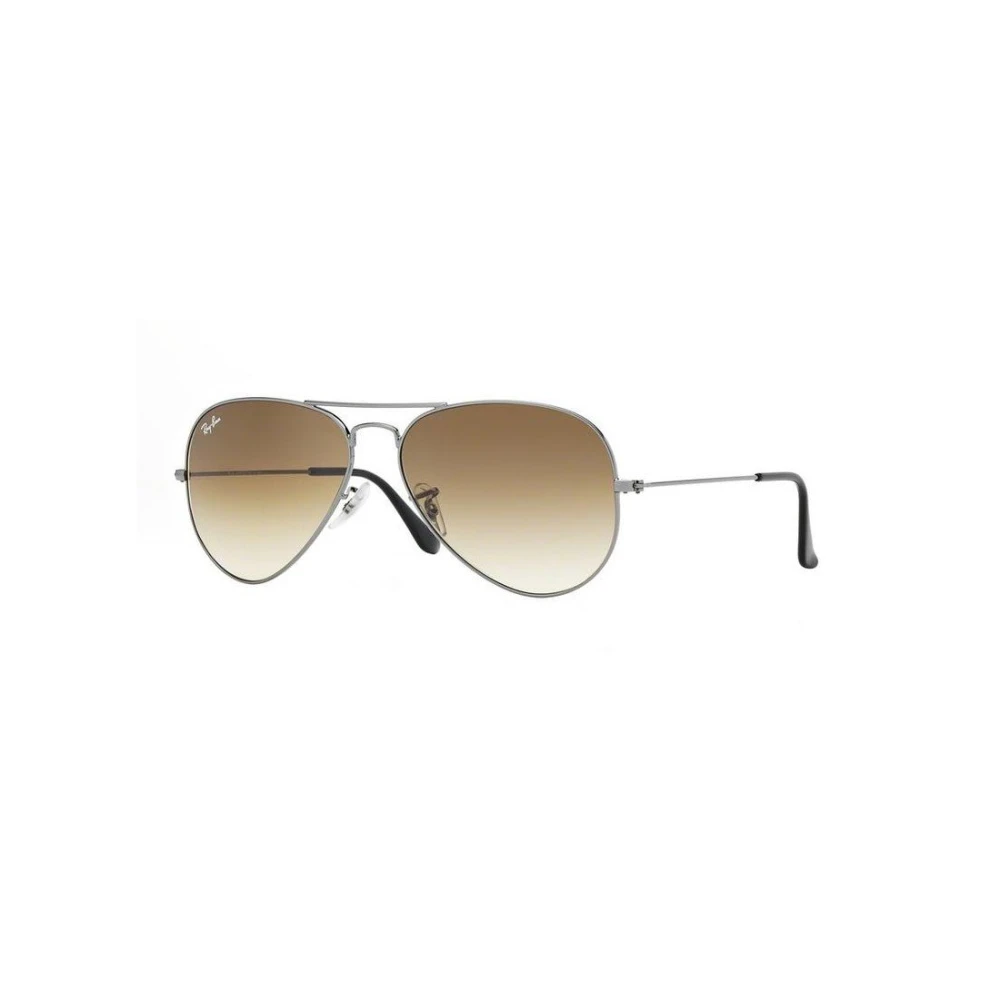 Ray-Ban Unisex Sunglass Aviator Gradient - Frame color: Gunmetal, Lens color: Light Brown Gradient - Image 6