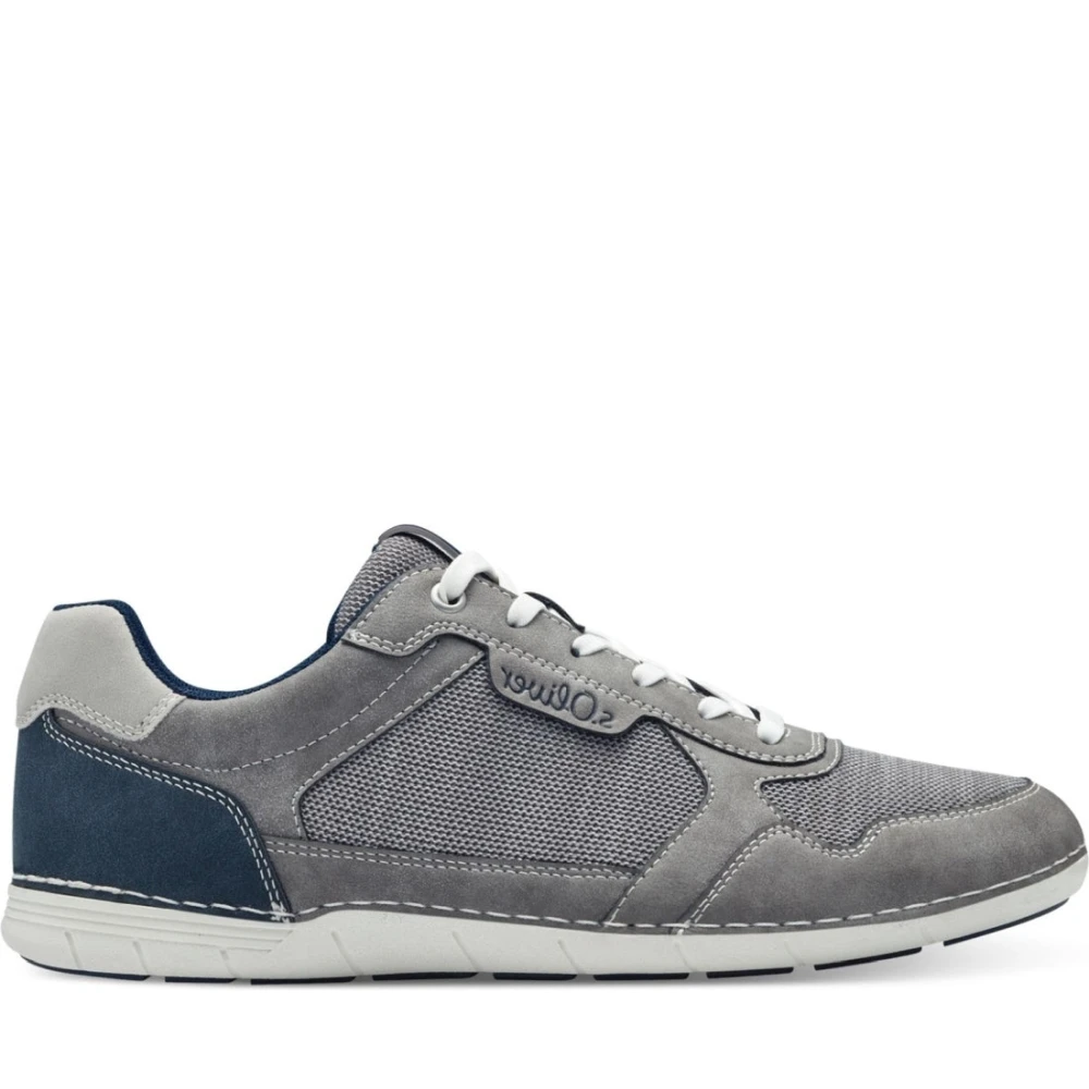 s.Oliver Grijze Sneakers voor Mannen Heren Schoenen Grijs