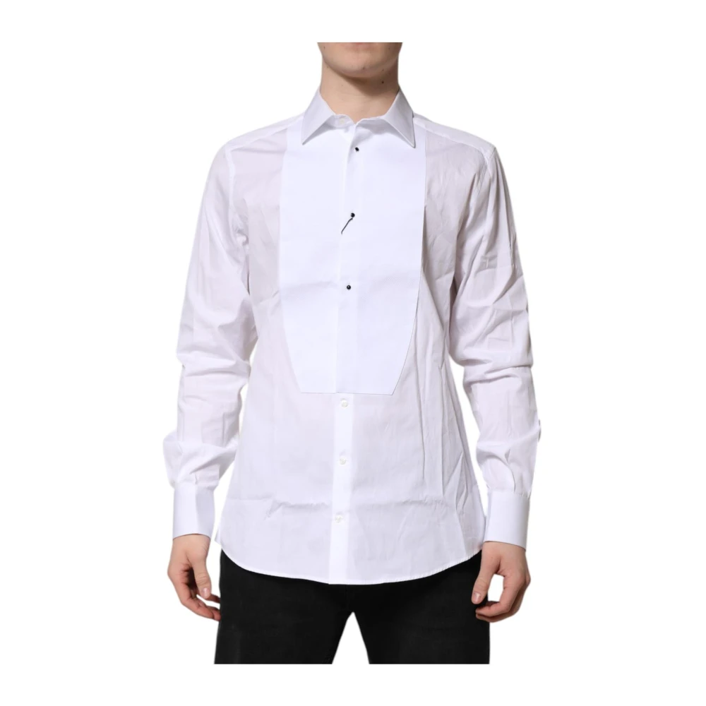 Dolce & Gabbana Men's White Classic Style Formal Shirt