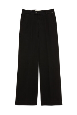 black-cotton-flare-trousers