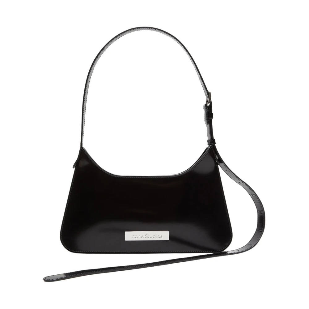 Acne Studios Zwarte Mini Schoudertas Black Dames