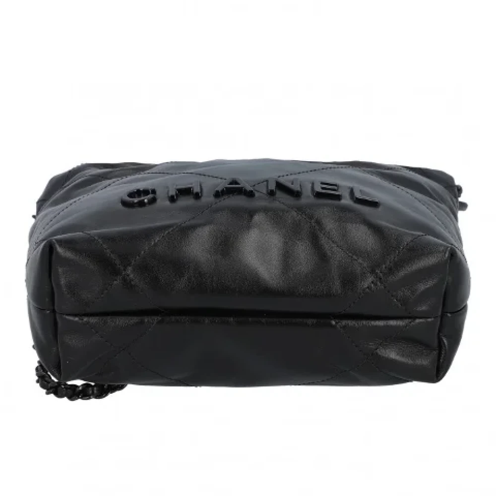 Chanel Vintage Pre-owned Leather chanel-bags Black Dames