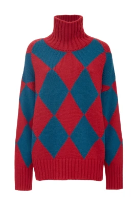 Klassisk Argyle Tröja