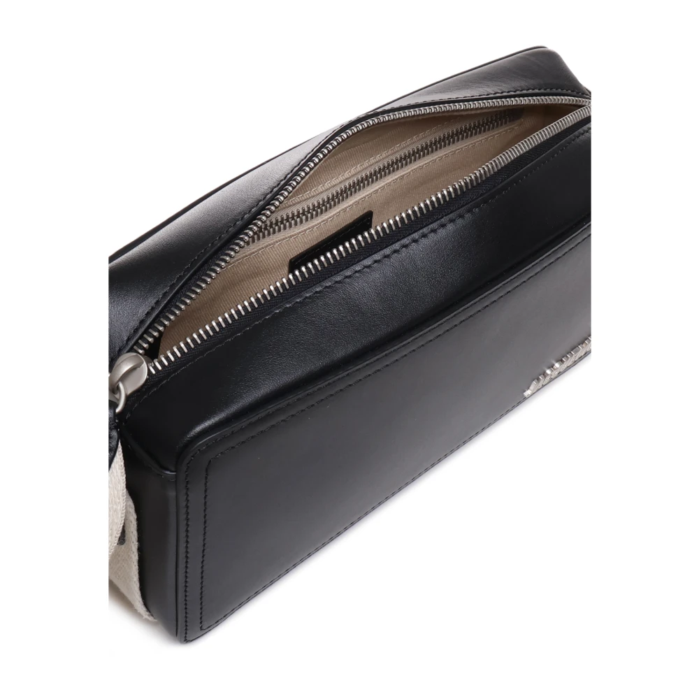 Jacquemus Zwarte Horizontale Touw Tas Black Heren