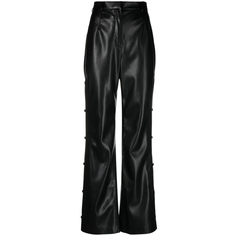 Nanushka Rechte broek Felina Black Dames