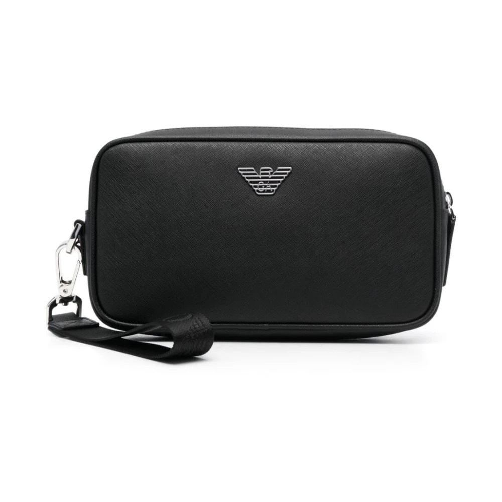 Emporio Armani Hombre Negro Bolsos, Talla: One Size