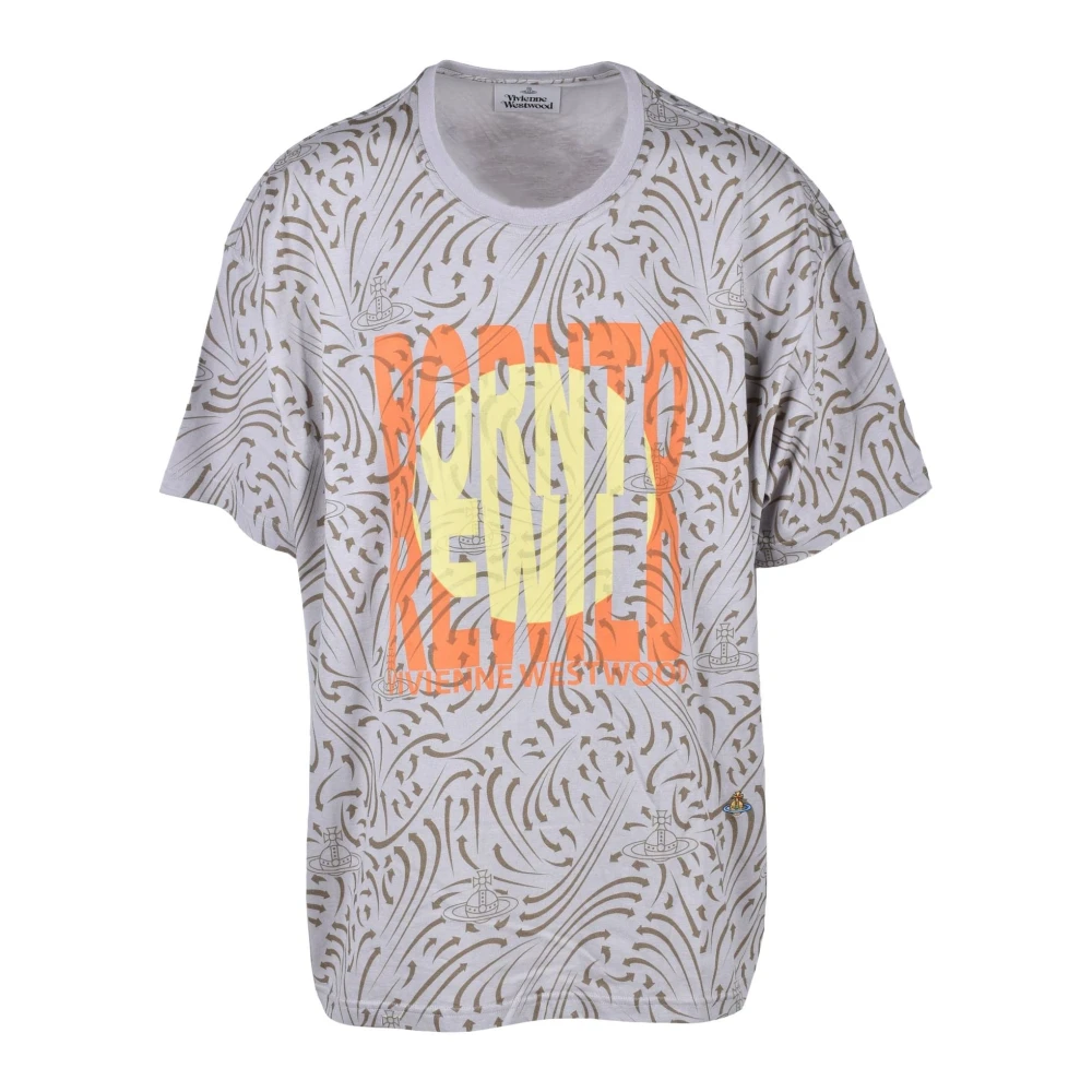 Vivienne Westwood Katoenen T-shirt met uniek ontwerp Gray Heren